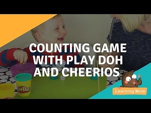 Counting Math Games with Play-Doh and Cheerios | How to Count | Basic Counting Skills for Kids