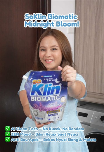 SoKlin BioMatic Midnight Bloom: Cara Nyuci Praktis Tanpa Kucek