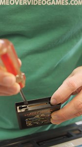 PROTIP - How to clean your Atari cartridges. Many carts have a dust guard that can get in the way. Learn a simple trick to get a better clean👍 #GameOverVideogames #videogames #retrogaming #Atari #atari2600 #atari7800 | Game Over Videogames