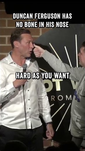 An Audience With Duncan Ferguson | Duncan Has No Nose