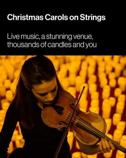 Illuminate your night with Christmas Carols on Strings at 52 Sumner, now transformed into the stage for unforgettable Candlelight concerts! | Candlelight Concerts by Fever