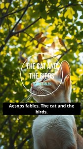 Aesops Fables - The Cat and the Birds #audio #audiobook #poetry #reading #fyp #foryou #story #fable