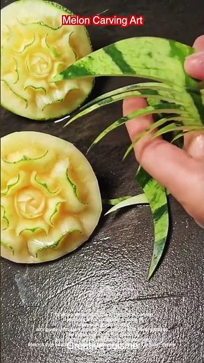 Melon Carving Art