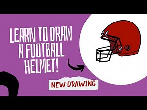 How to Draw.. A Football Helmet!
