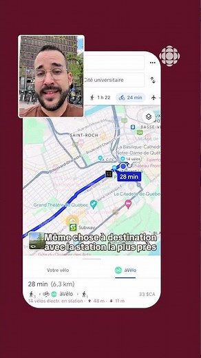 àVélo intégré à Google Maps