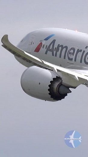 American Airlines Dreamliner Blasts Off from Amsterdam Schiphol!