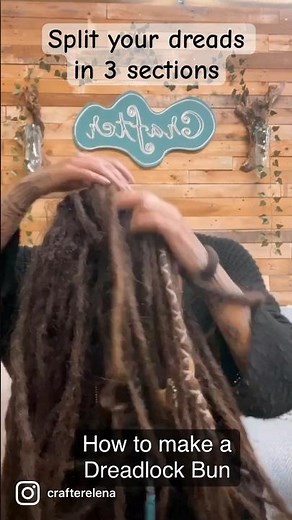 How to tie a dreadlock bun
