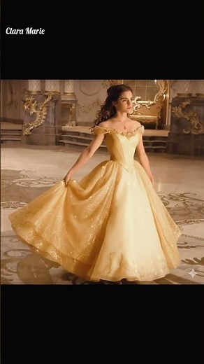 The Hidden Story Behind Belle's Iconic Golden Dress 💛
