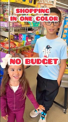 NO BUDGET SHOPPING IN 1 COLOR!💜💙 #shorts #nobudget #shopping #shoppingchallenge #fivebelow