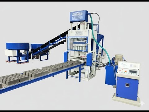 Automatic Fly Ash Bricks Making Machine 8 Bricks/stock.