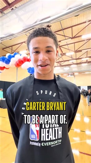 NBA Cares on Instagram: "As part of Emirates NBA Cup, the @nyknicks, @spurs and NBA Legends joined the first-ever NBA Total Health Fair presented by @evernorth to help provide hundreds of local families with immediate resources and preventive care. 🩺 No-cost health screenings with @evernorth, @nevadacancercoalition & @preventcancer 🛒 Pop-up farmers market with @goodrco offering fresh groceries 💈 @movember barbershop offering free haircuts paired with meaningful mental health conversations 💙