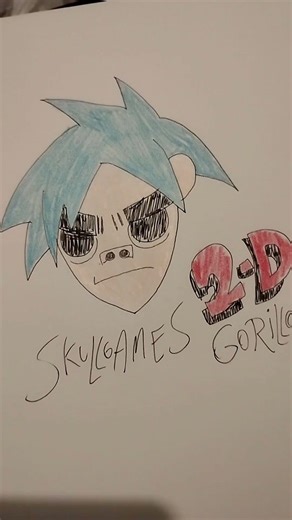 Gorillaz: 2-D Art #art #gorillaz #2d