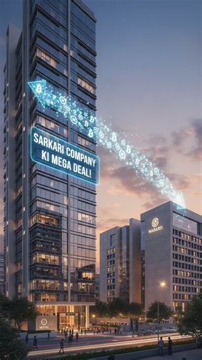 Market Minute on Instagram: "MTNL's 350 Crore Property Deal in Mumbai! | Market Minute #shorts....Big news from the Indian market! State-owned MTNL just finalized a massive deal, selling its prime residential block in Mumbai's Bandra Kurla Complex (BKC) to NABARD for a whopping ₹350.72 crore. This is a major step in MTNL's asset monetization plan to raise funds and tackle its losses. What does this sale signify for the company's future? Is this a sign of recovery or a symptom of deeper issues in