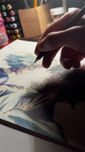 Howl’s Moving castle drawing ( short version )#drawing #draw #manga #