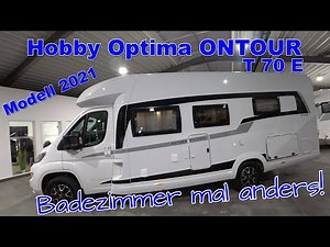Hobby T70 E Optima On Tour Modell 2021 Wohnmobil mit Einzelbetten und Heckbad😉Unsere Roomtour+Fazit
