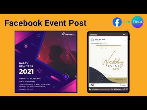 Facebook Event Post Design in Canva | Create Attractive Event Creatives