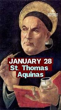 The Saint Who Proved Faith and Reason Agree | St. Thomas Aquinas (Jan 28)