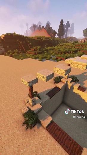 Underground Sandstone House in Minecraft