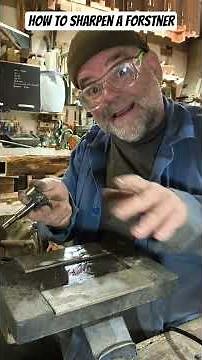sharpening a forstner drill bit #woodworkingtools