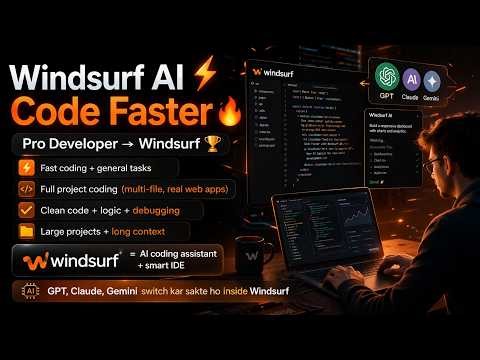 🔥 AI codding Tool | AI codding software windsurf | How I Built a Complete Website with Windsurf AI