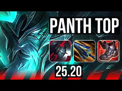 PANTHEON vs SION (TOP) | 11 solo kills, 57k DMG, Legendary | EUW Master | 25.20