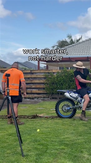 Efficient #motocross #tradie #newzealand #funny