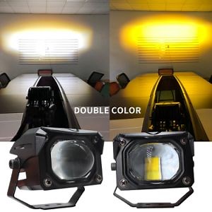 [Hot Item] Wholesale LED Square Work Light 60W Auto Light System off Road Dual Color Work Light LED Car