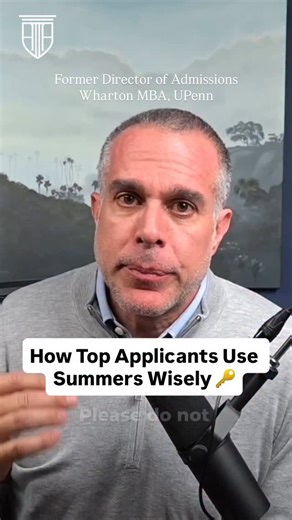 Thomas Caleel, College Admissions on Instagram: "Summer doesn’t need to be packed… but it can’t be empty. Selective colleges pay close attention to how students use unstructured time. Fun and rest matter. So does sustained effort. The strongest summers balance both. If you’re unsure how to plan a summer that actually supports your goals, follow along. We share guidance, resources, and free webinars to help families get it right. #collegeadmissions #summeractivities #highschool"