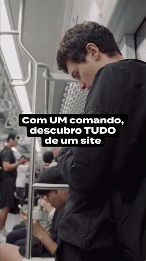 Com UM comando, descubro TUDO de um site