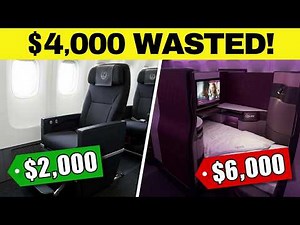 Premium Economy vs Business Class — Is It Actually Worth It?