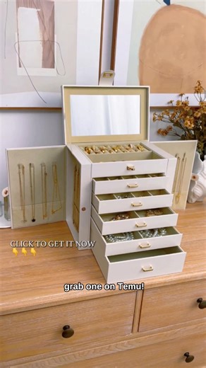 Jewelry Box. 6 Layers. Temu Elegant Storage ✨ | Temu