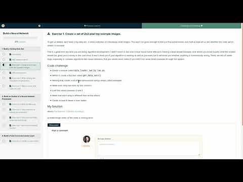 Build your own neural network, Exercise 1