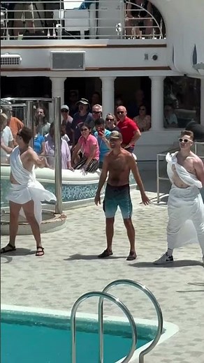 Equator Crossing Ceremony: Turning Pollywogs into Shellbacks on the Sapphire Princess! #shorts2024