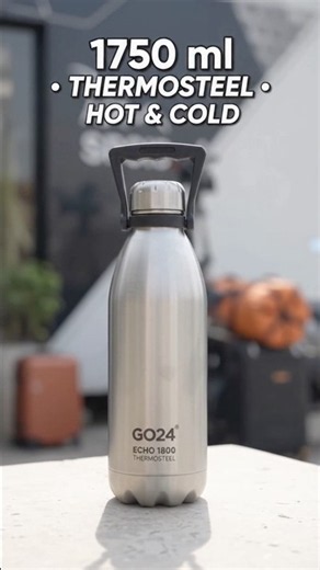 Pexpo Go24 Echo 1800 Thermosteel Bottle 1750ml | Hot & Cold Water Flask