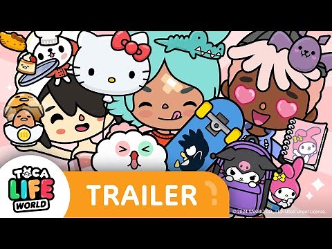 Hello Kitty and Friends is BACK! | Hello Kitty and Friends Furniture Pack Trailer | Toca Life World