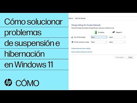 Cómo solucionar problemas de suspensión e hibernación en Windows 11 | Equipos HP | HP Support