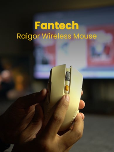 Ngapain beli mouse yang mahal kalo yang murah juga udah bagus #fantech #raigor #wirelessmouse