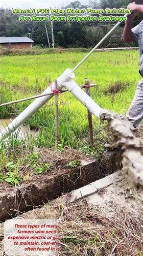 Manual PVC Pipe Water Pump Solution For Rural Farm Irrigation Drainage