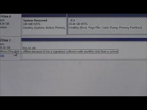 How I fixed my computer Disk Signature Collision