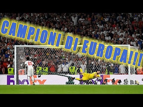 Rigori Italia - Inghilterra 2021 (1-1) Finale Europei 2020