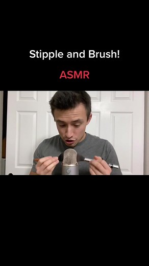 Stipple and Brush ASMR Video