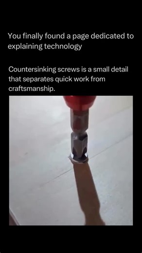 Technology Explained | Follow @explaining.tech to learn everything about technology one post at a time 🧠⚙️ Countersinking is a fundamental engineering technique... | Instagram