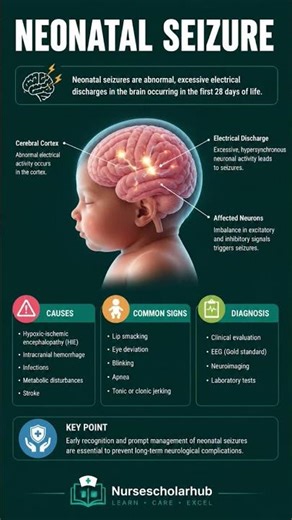 Neonatal Seizure..#youtubeshorts #viral #education #medical #neonate