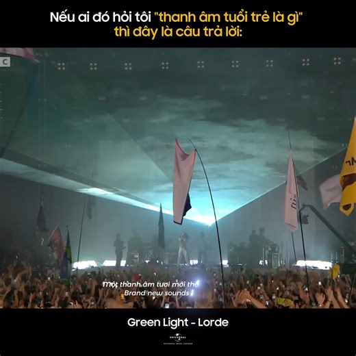 11K views · 214 reactions | Chính là cảm giác của năm 17 tuổi tự do tự tại 凉落 #lorde #greenlight #melodrama #virgin | Universal Music Vietnam | Facebook