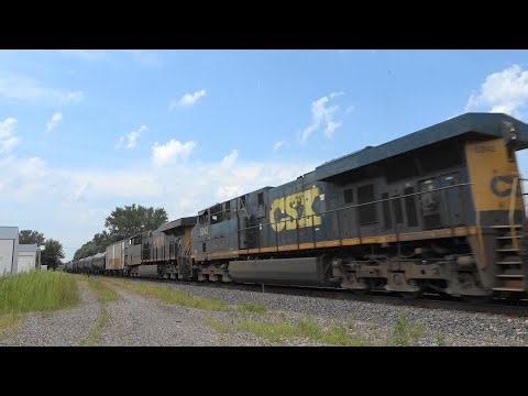 CSX Ethanol & UP Coal Train, Grand Mound, IA