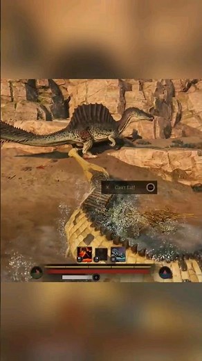 Sarcosuchus has Pycno for lunch | Path of Titans