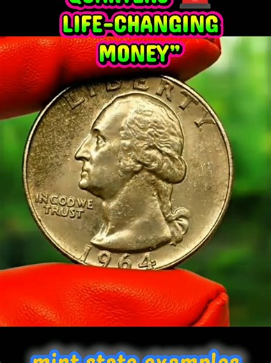 Most Americans don’t realize that ordinary-looking U.S. quarters can be worth thousands of dollars in 2026. Coins like the 1934, 1956, and 1964-D Washington Quarters are exploding in demand because of rare errors, silver content, and survival scarcity. Before you spend your change, watch till the end — one of these quarters has already sold for over $38,000. 💬 Comment if you’ve ever checked your coins 🔔 Follow for daily hidden coin secrets #rarecoins #coincollecting #coinvalues #hiddenmoney #s