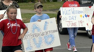 10K views · 226 reactions | Walt Westermann celebrates his 106th birthday riding in a parade at Wesleyan Village in Elyria on June 19, 2020. | The Chronicle-Telegram | Facebook