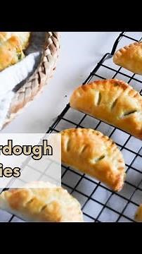 Savory Sourdough Hand Pies With Spinach And Feta Cheese