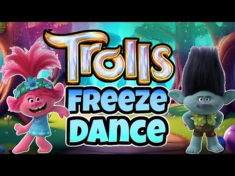 🎹 Trolls Movie 🎹 | Freeze Dance | Brain Break | GoNoodle Inspired | Just Dance
